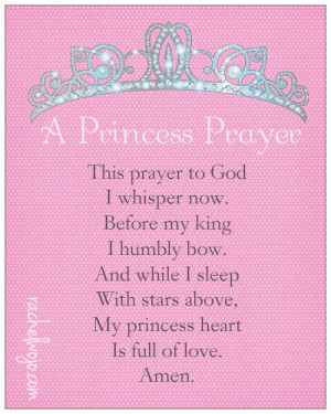 ... Princess Bedtime Devotional with you. Of course, my girlies latched on