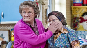 Mrs Brown's neighbour Winnie is played by O'Carroll's sister Eilish