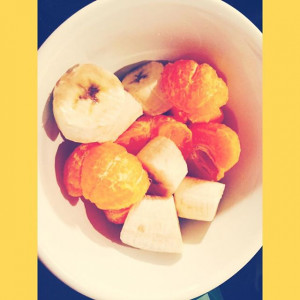 Good morning! Breakfast. #oranges #bananas #izidorastorm #foodporn # ...