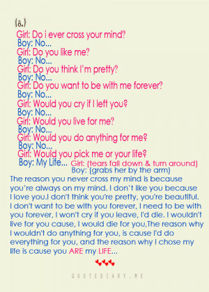quotediaryofficial:Boy & Girl Conversation (8)