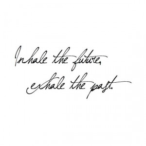 Inhale/ Exhale Temporary Tattoo Quote Set of 2 by Tattify on Etsy