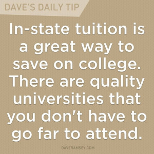 In-state tuition is a great way to save on college. There are quality ...