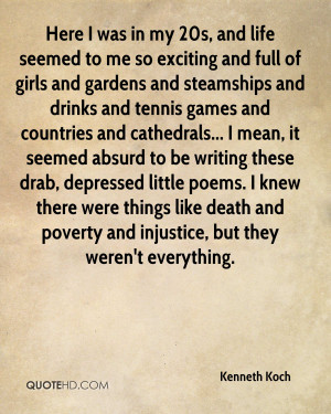 Kenneth Koch Death Quotes