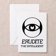Divergent - Erudite Faction Symbol Greeting Card for