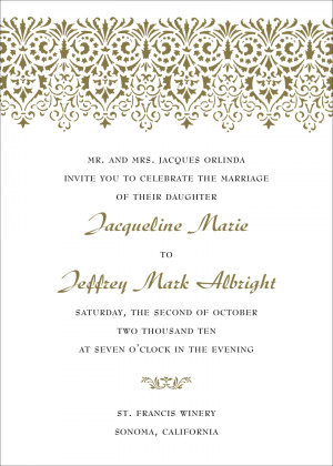 Wedding Accommodation Cards Examples Of Wedding Invitation 2015 ...