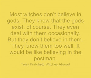 Quote the Witch - Most witches don't believe