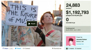 Amanda Palmer kickstarter campaign