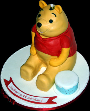 Pooh Winnie The Birthday Cake