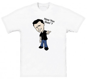 Joey Tribbiani Cartoon Friends Tv Show T Shirt