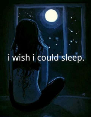 wish i could sleep