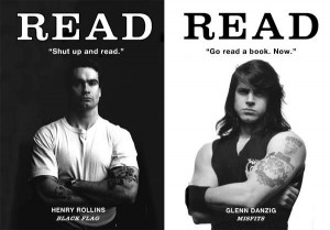 Read a book - Henry Rollins & Glenn Danzig