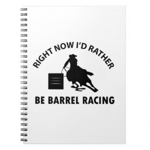 Cool BARREL RACING designs Note Books