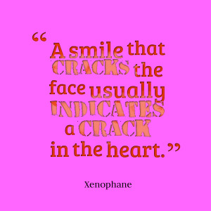 Quotes Picture: a smile that cracks the face usually indicates a crack ...