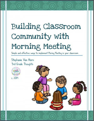 Morning Meeting: Updated Packet previewed on Third Grade Thoughts ...