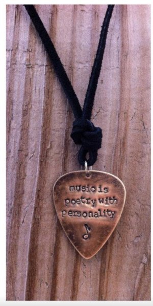 ... Ross Lynch Music is Poetry With Personality hand stamped brass leather