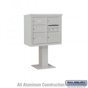 4C Pedestal Mailbox (Includes 26 Inch High Pedestal and Master ...