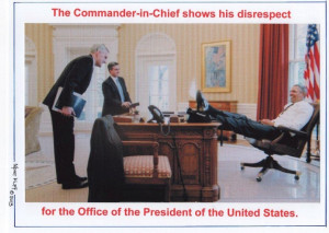 Obama Shows His Disrespect For The Office
