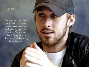 ... and fuzzy. Feminist Ryan Gosling understands, and he’s here for you