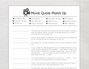 game famous movie love quotes freebie movie love quotes printable