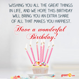 Have A Wonderful Birthday Quotes. QuotesGram