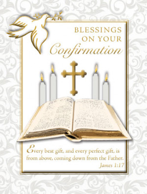 Catholic Confirmation Card Message