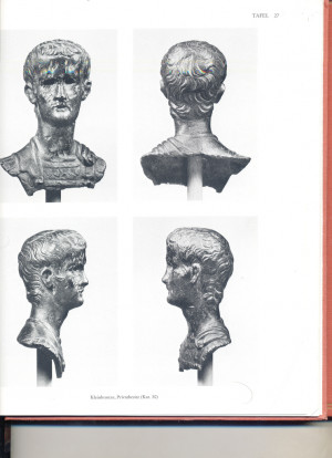 Small Bronze Mutilated Head of Gaius Caligula- Joe Geranio