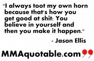 Jason Ellis on tooting your own horn and making things happen