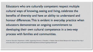 Educators who are culturally competent respect multiple cultural ways ...