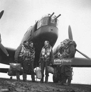 bombers caption 15th january 1942 a canadian air force bomber crew