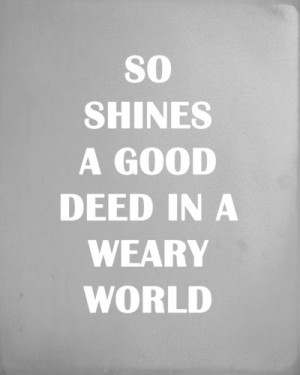 beacon of light, in a world that's too often, left in the dark. (I ...