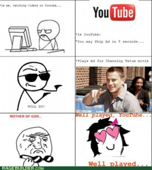 YouTube and Channing Tatum