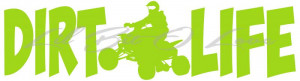 ... Vinyl Decal with Quad ATV 4 Wheeler Racing Sticker Car Window Vehicle