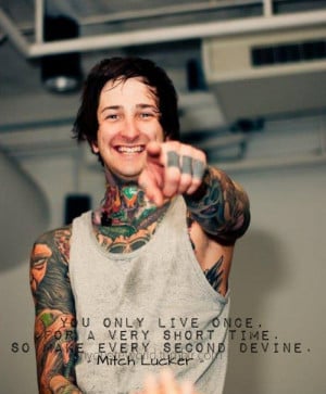 Mitch Lucker You Only Live Once Mitch lucker rip you only live