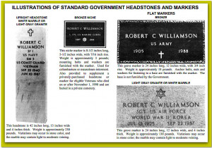 ... of government headstones available for the graves of military veterans