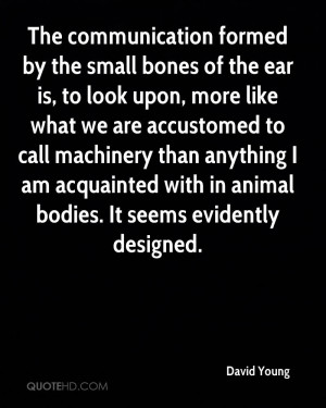 The communication formed by the small bones of the ear is, to look ...