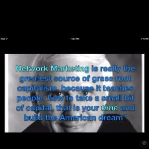 Jim Rohn on network marketing!