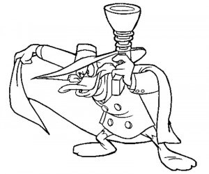 Darkwing Duck Coloring Pages
