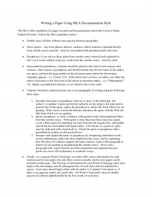 MLA Format Block Quote