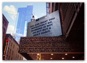 running quote 032 you are what you repeatedly do running is not an act ...