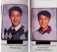... Hilarious Twins In Yearbooks (yearbook, senior quote, twins) - ODDEE