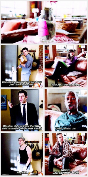 The Douche Bag Jar -- New Girl