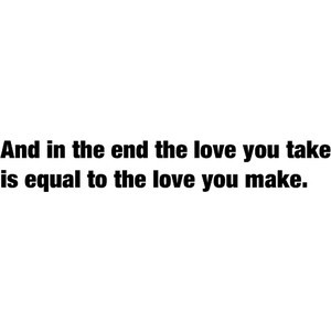 The End by The Beatles Lyrics