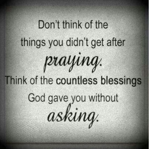 Countless blessings