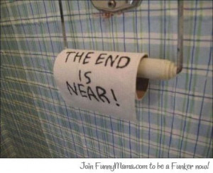 Toilet paper warning...