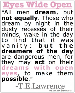 All Men Dream,but Not Equally ~ Dreaming Quote