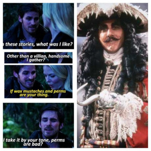 OUAT- Emma tells Hook about perms.: Ouat Hook Funny, Ouat Funny Hook ...