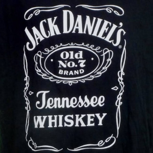 Jack Daniels Tennessee Whiskey Black Logo SS T-Shirt L Images