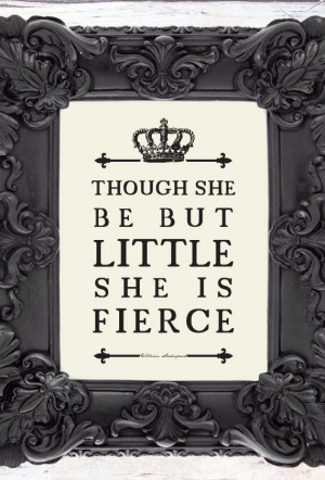 Shakespeare Quote Girl's Room Art //Unique Baby by LADYBIRDINK, $18.00