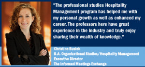 Christine Busiek Sales Manager and Hospitality Professional