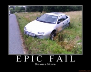 Epic Fail Car Crash 30 Speed Grass Ditch Funny Kir Comment Picture ...